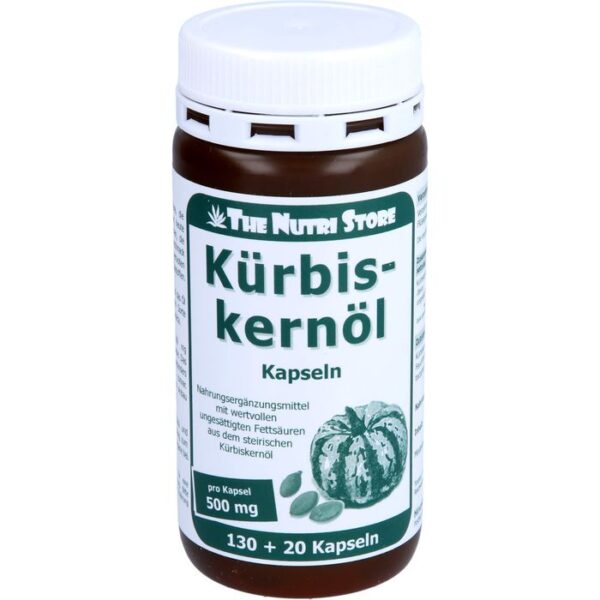 KÜRBISKERNÖL 500 mg Kapseln 130 St.