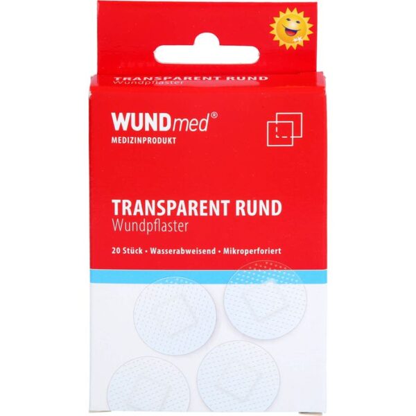 WUNDPFLASTER 2,5 cm rund transparent 20 St.