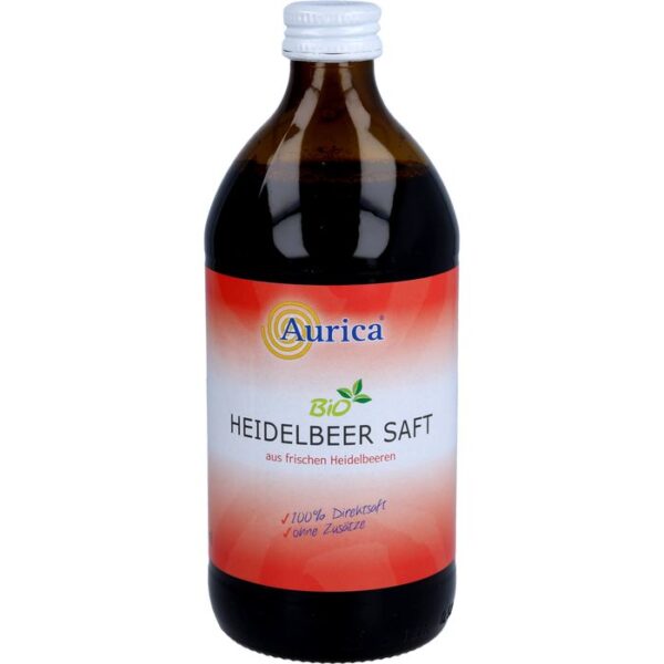 HEIDELBEER 100% Direktsaft Bio 500 ml