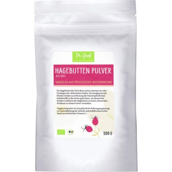 HAGEBUTTEN PULVER Bio 100 g