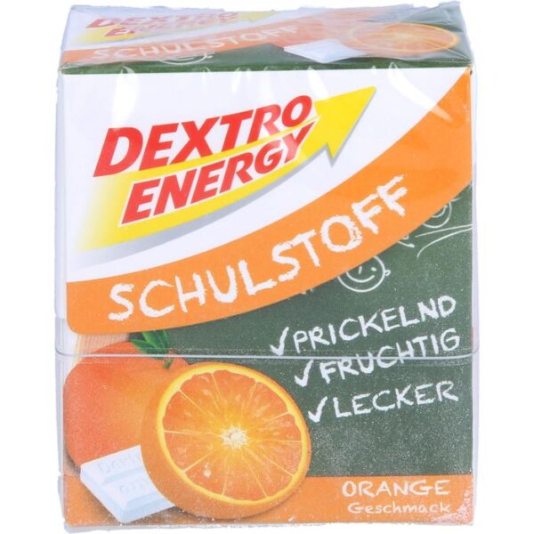 DEXTRO ENERGY Schulstoff Orange Täfelchen 50 g