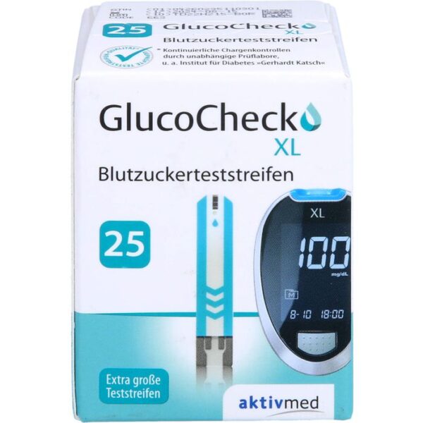 GLUCOCHECK XL Blutzuckerteststreifen 25 St.