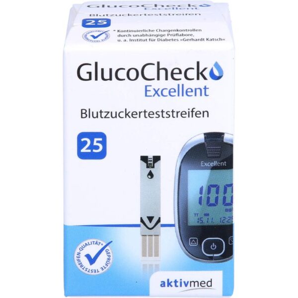 GLUCOCHECK Excellent Teststreifen 25 St.