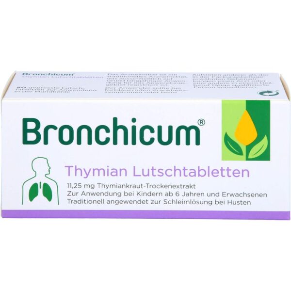 BRONCHICUM Thymian Lutschtabletten 50 St.