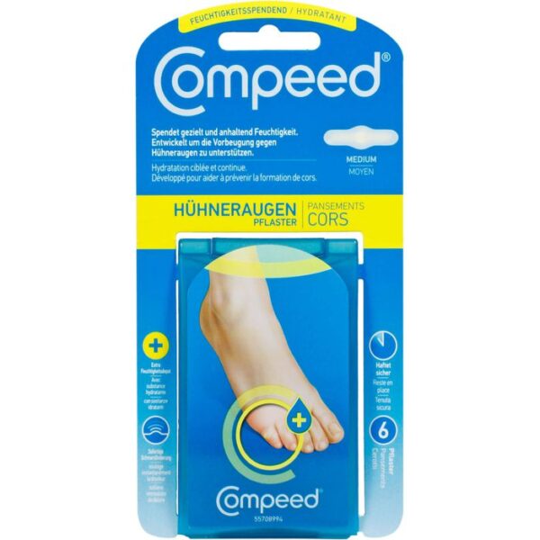 COMPEED Hühneraugen Pflaster feuchtigkeitsspendend 6 St.