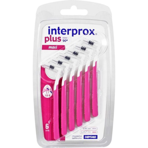 INTERPROX plus maxi lila Interdentalbürste 6 St.