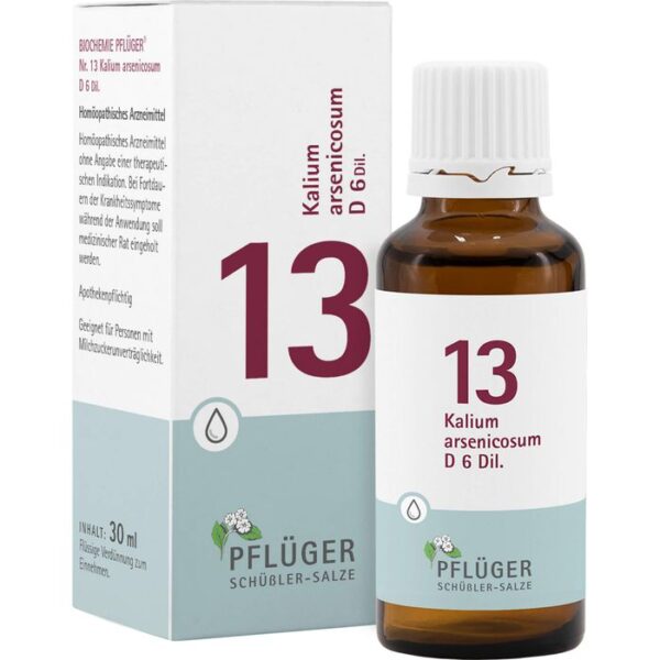 BIOCHEMIE Pflüger 13 Kalium arsenicosum D 6 Tropf. 30 ml