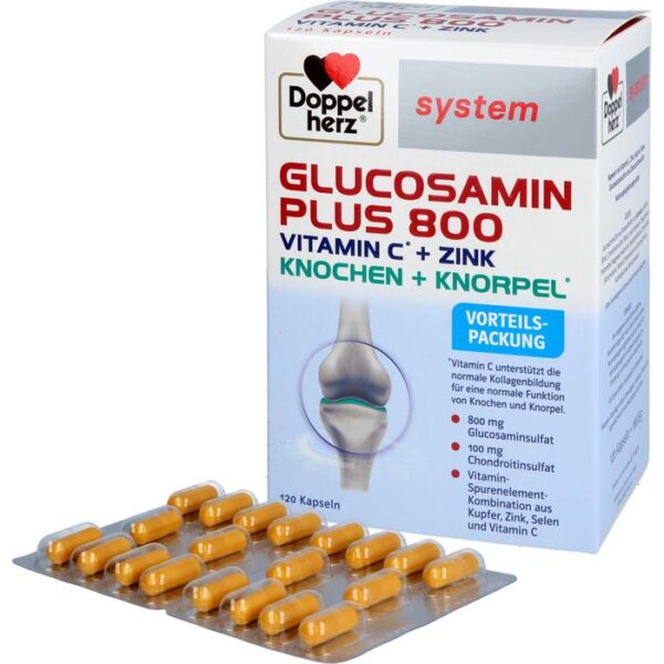 DOPPELHERZ Glucosamin Plus 800 system Kapseln 120 St.