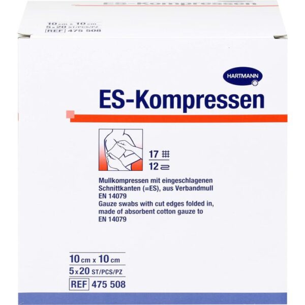 ES-KOMPRESSEN steril 10x10 cm 100 St.