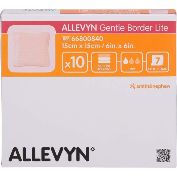 ALLEVYN Gentle Border Lite 15x15 cm Schaumverb. 10 St.