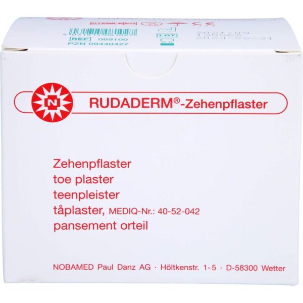 RUDADERM Zehenpflaster 100 St.