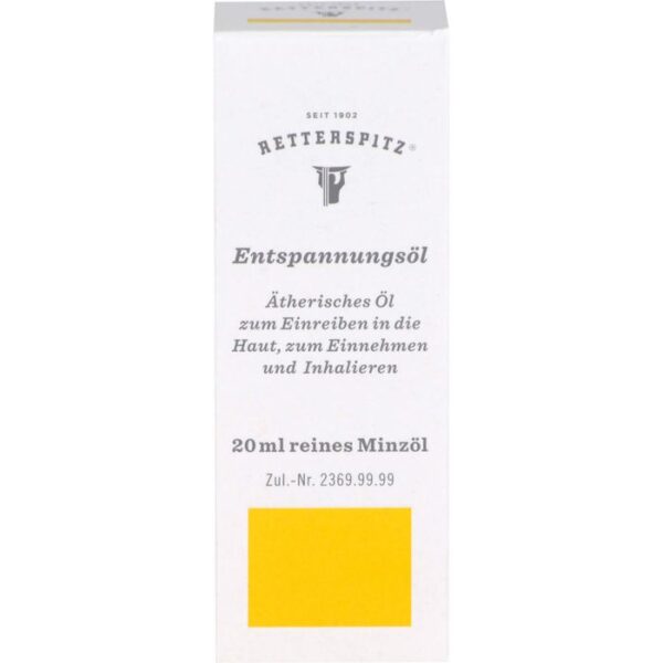 RETTERSPITZ Entspannungsöl 20 ml