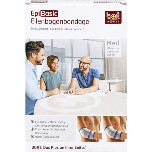 BORT EpiBasic Bandage L schwarz 1 St.