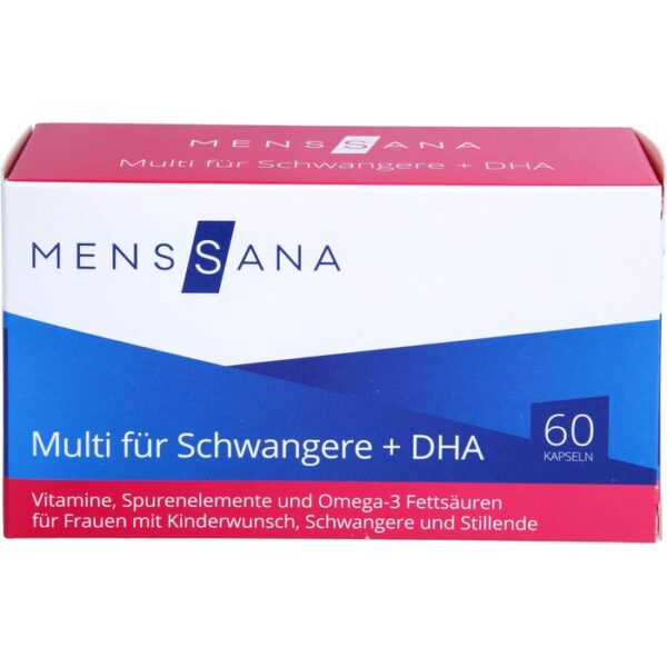 MULTI FÜR Schwangere+DHA MensSana Kapseln 60 St.