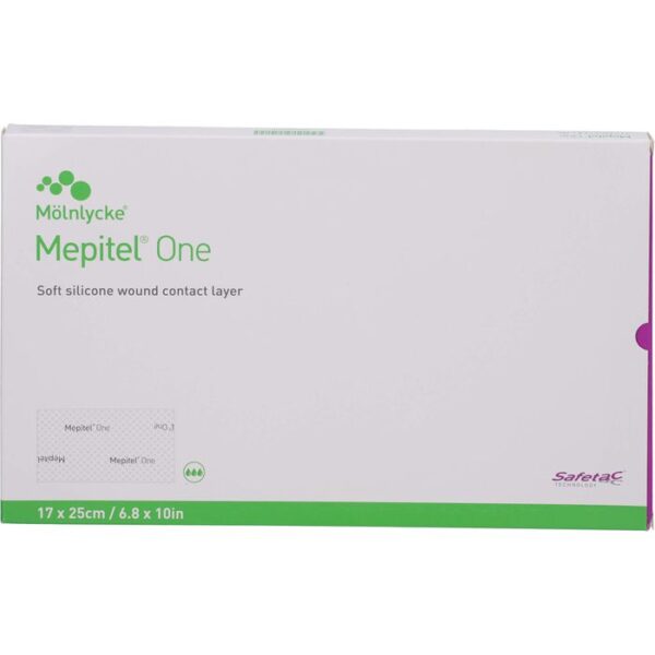 MEPITEL One 17x25 cm Silikon Netzverband 5 St.