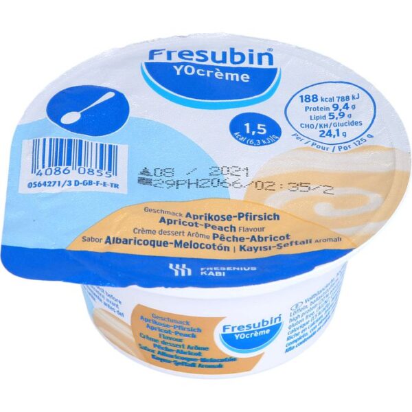 FRESUBIN YOcreme Aprikose Pfirsich 500 g