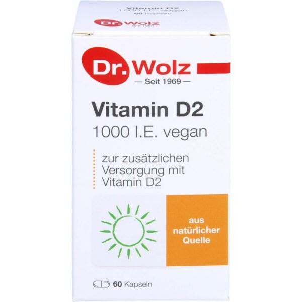 VITAMIN D2 1000 I.E. vegan Kapseln 60 St.