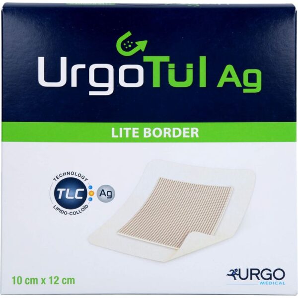 URGOTÜL Ag Lite Border 10x12 cm Verband 10 St.