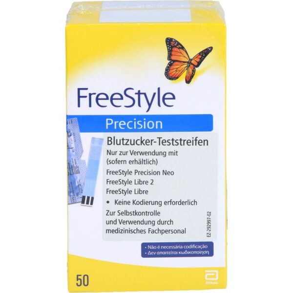 FREESTYLE Precision Blutzucker Teststr.o.Codierung 100 St.