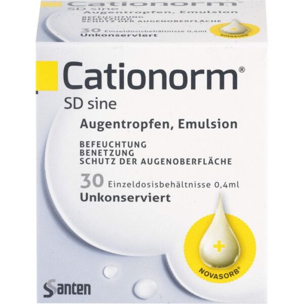 CATIONORM SD sine Einzeldosispipetten 12 ml