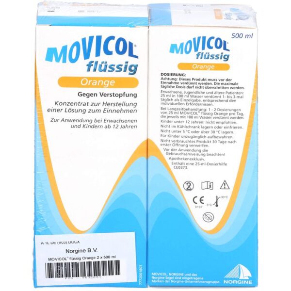 MOVICOL flüssig Orange 1000 ml