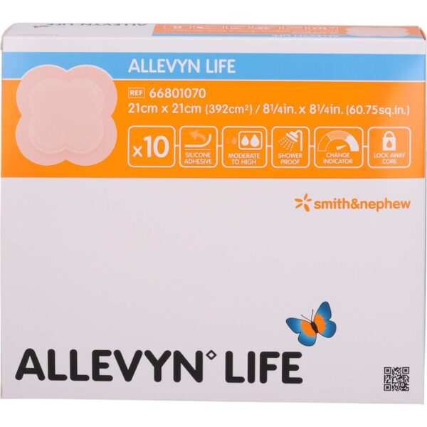 ALLEVYN Life 21x21 cm Silikonschaumverband 10 St.