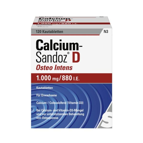 CALCIUM SANDOZ D Osteo intens Kautabletten 120 St.