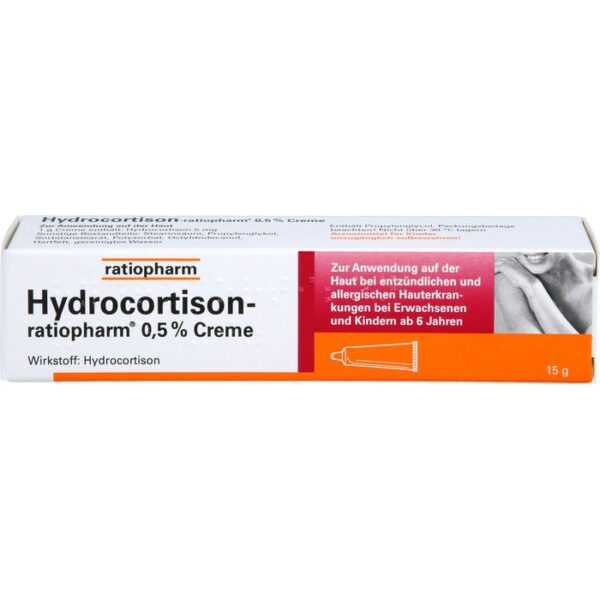 HYDROCORTISON-ratiopharm 0,5% Creme 15 g