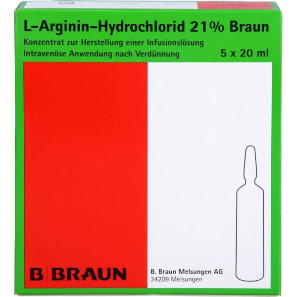 L-ARGININ-HYDROCHLORID 21% Elek.-Konz.Inf.-L. 100 ml