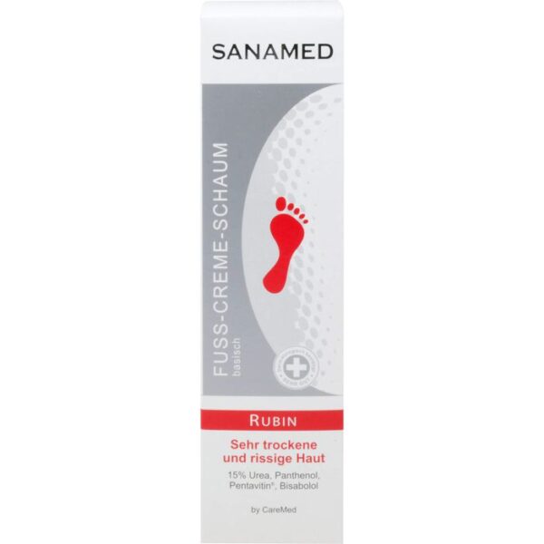 RUBIN SANAMED Fußcremeschaum 150 ml