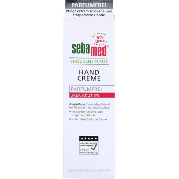 SEBAMED Trockene Haut parfümfrei Handcreme Urea 5% 75 ml