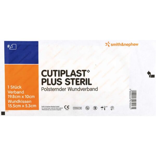 CUTIPLAST Plus steril 10x19,8 cm Verband 55 St.