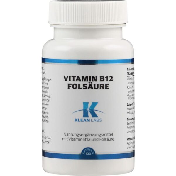 VITAMIN B12+FOLSÄURE Kapseln 100 St.