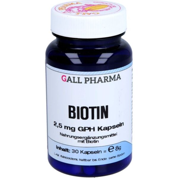 BIOTIN 2,5 mg GPH Kapseln 30 St.