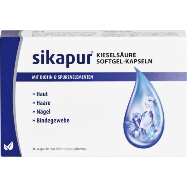 SIKAPUR Kieselsäure Softgel-Kapseln mit Biotin 30 St.