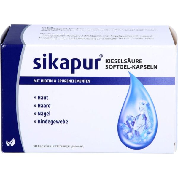 SIKAPUR Kieselsäure Softgel-Kapseln mit Biotin 90 St.