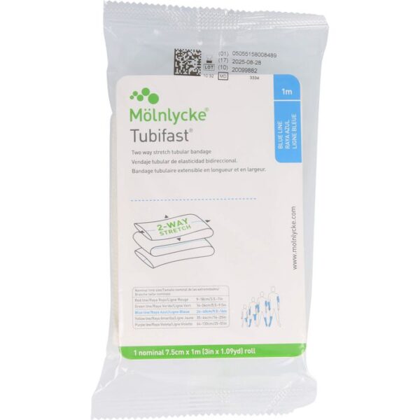 TUBIFAST 2-Way Stretch 7,5 cmx1 m blau 1 St.