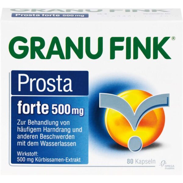 GRANU FINK Prosta forte 500 mg Hartkapseln 80 St.