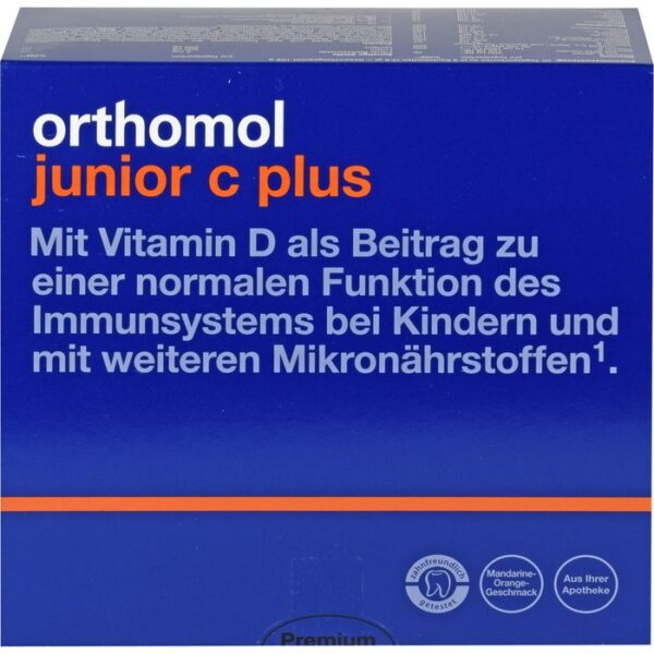 ORTHOMOL Junior C plus Kautabl.Mandarine/Orange 30 St.