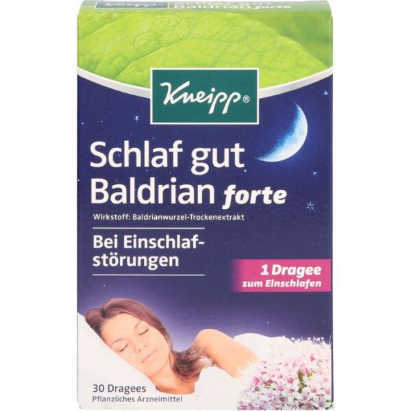 KNEIPP Schlaf gut Baldrian forte überz.Tabl. 30 St.