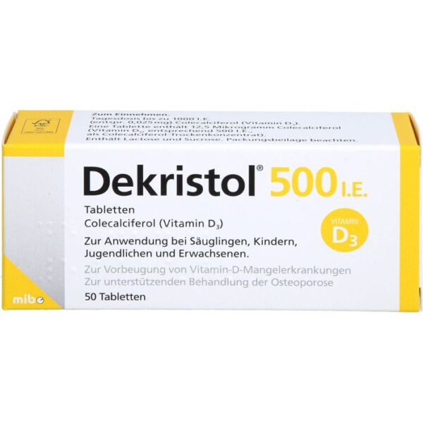 DEKRISTOL 500 I.E. Tabletten 50 St.