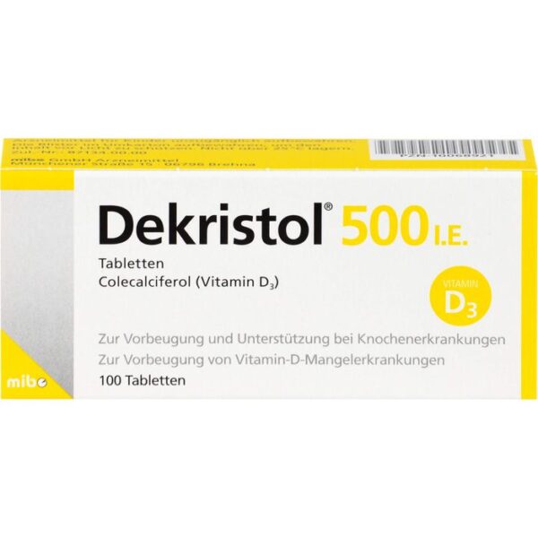 DEKRISTOL 500 I.E. Tabletten 100 St.