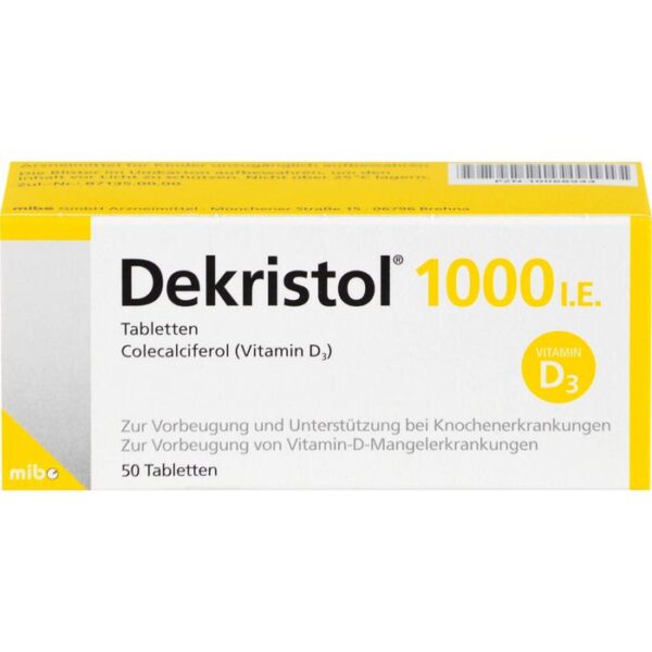 DEKRISTOL 1.000 I.E. Tabletten 50 St.