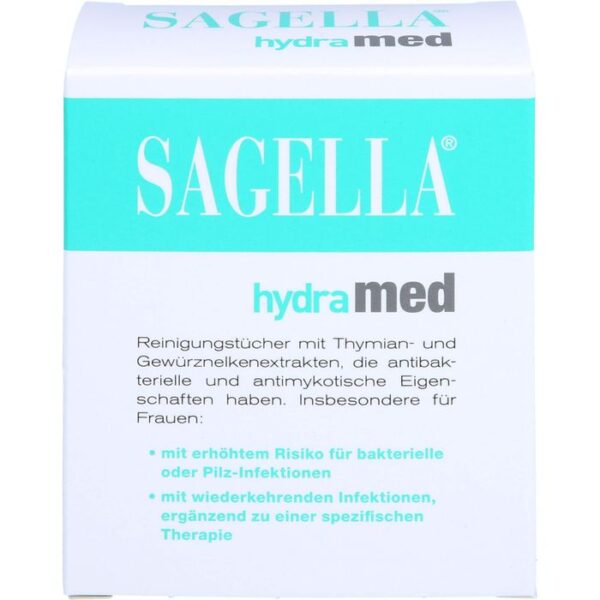 SAGELLA hydramed Intimwaschlotion Tücher 10 St.