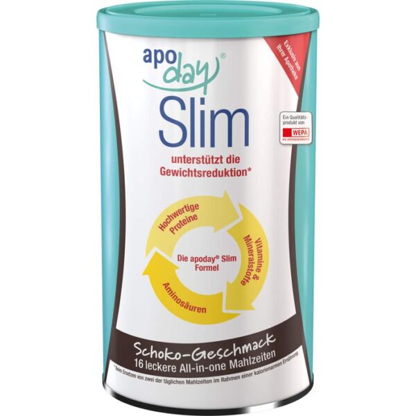 APODAY Schoko Slim Pulver Dose 450 g