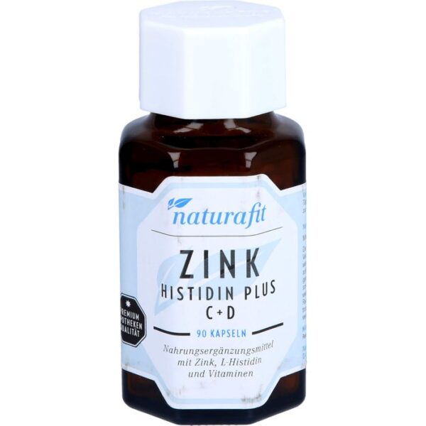 NATURAFIT Zink Histidin plus C+D Kapseln 90 St.