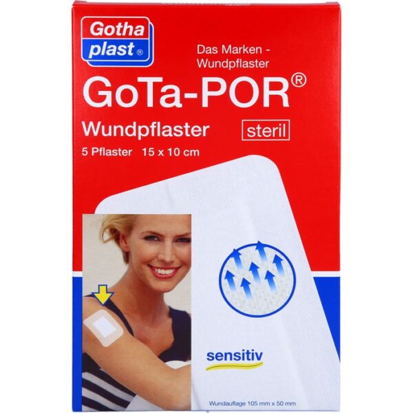 GOTA-POR Wundpflaster steril 100x150 mm 5 St.