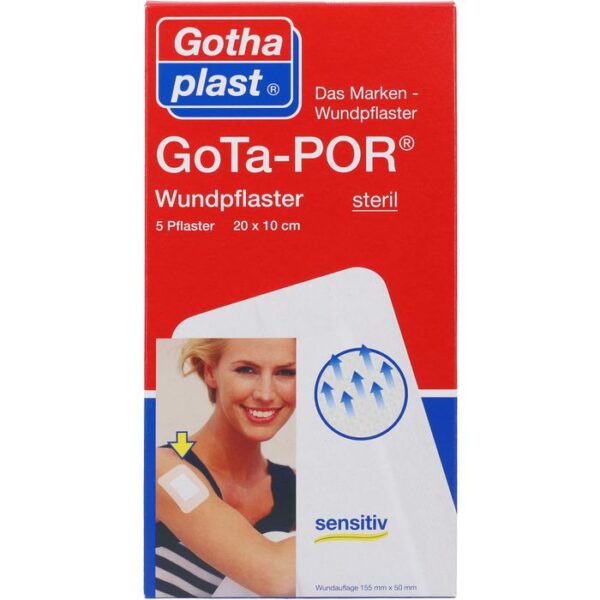 GOTA-POR Wundpflaster steril 100x200 mm 5 St.