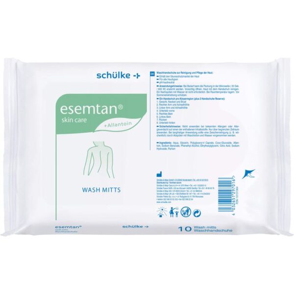 ESEMTAN Waschhandschuhe 10 St.