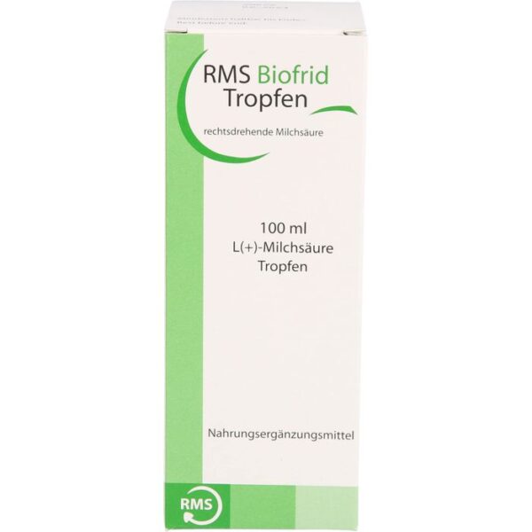 RMS Biofrid Milchsäure rechtsdrehend Tropfen 100 ml